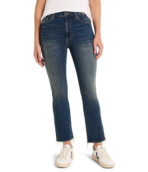 NIC + ZOE Raw Hem Demi Boot Jeans Product Image