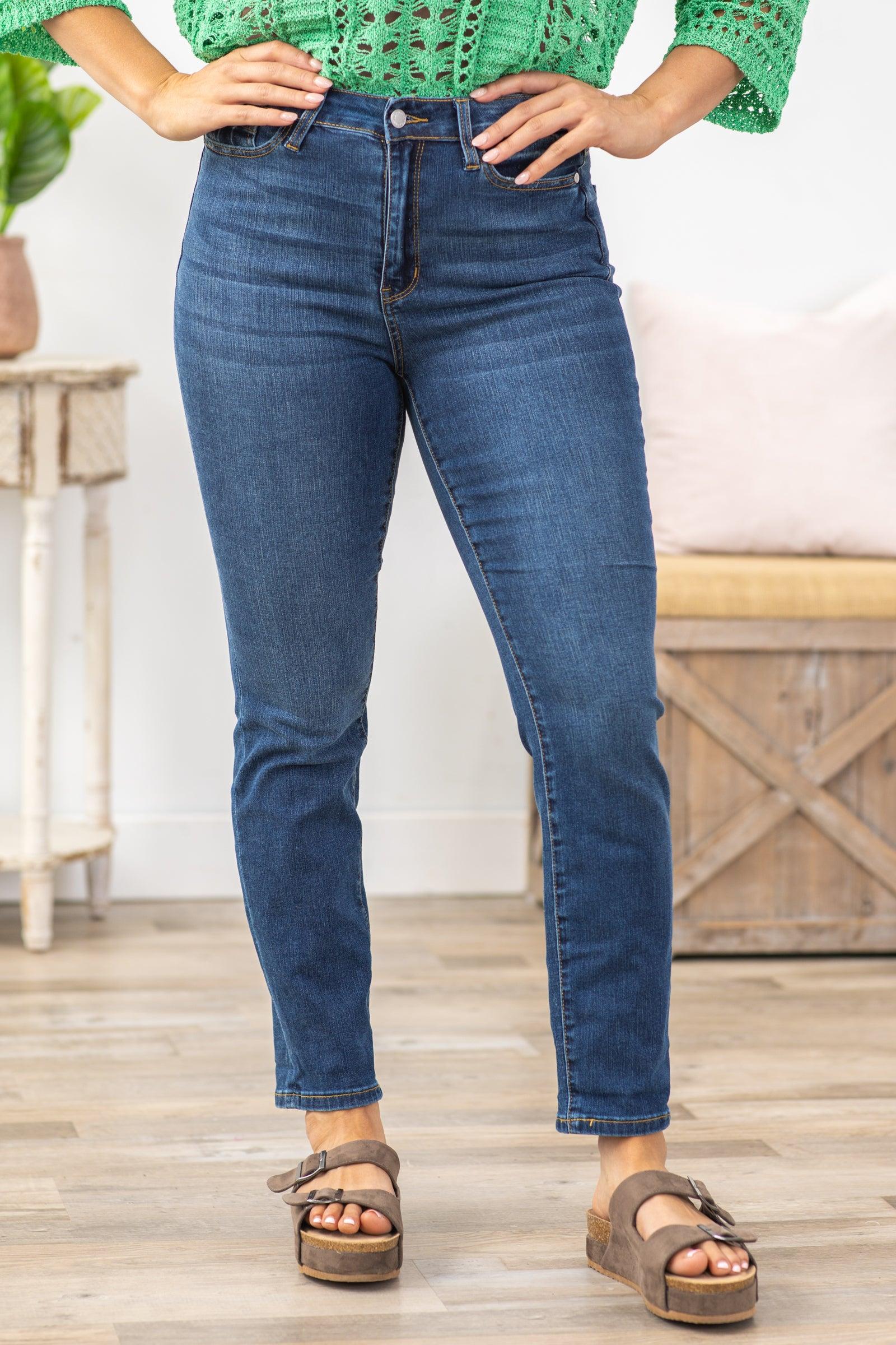 Judy Blue Beat The Heat Boyfriend Fit Jeans Product Image