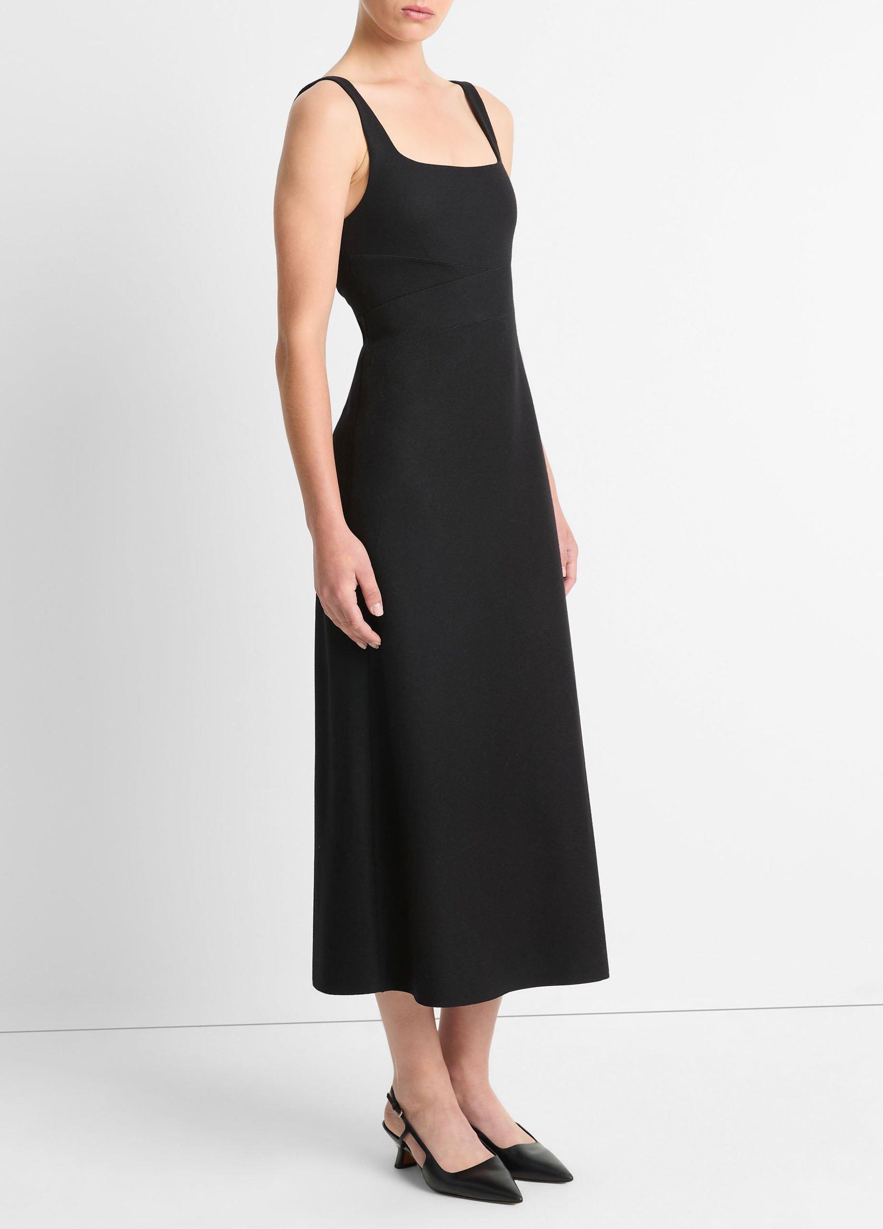 Italian Wool-Blend Column Dress Product Image