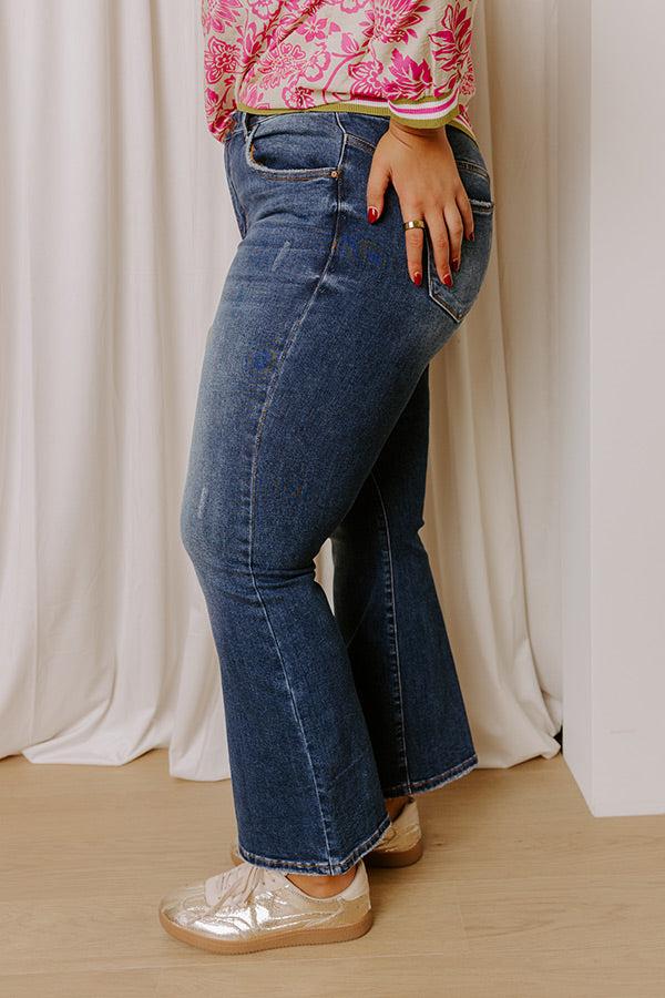 RISEN Mariana High Waist Ankle Flare Curves Product Image