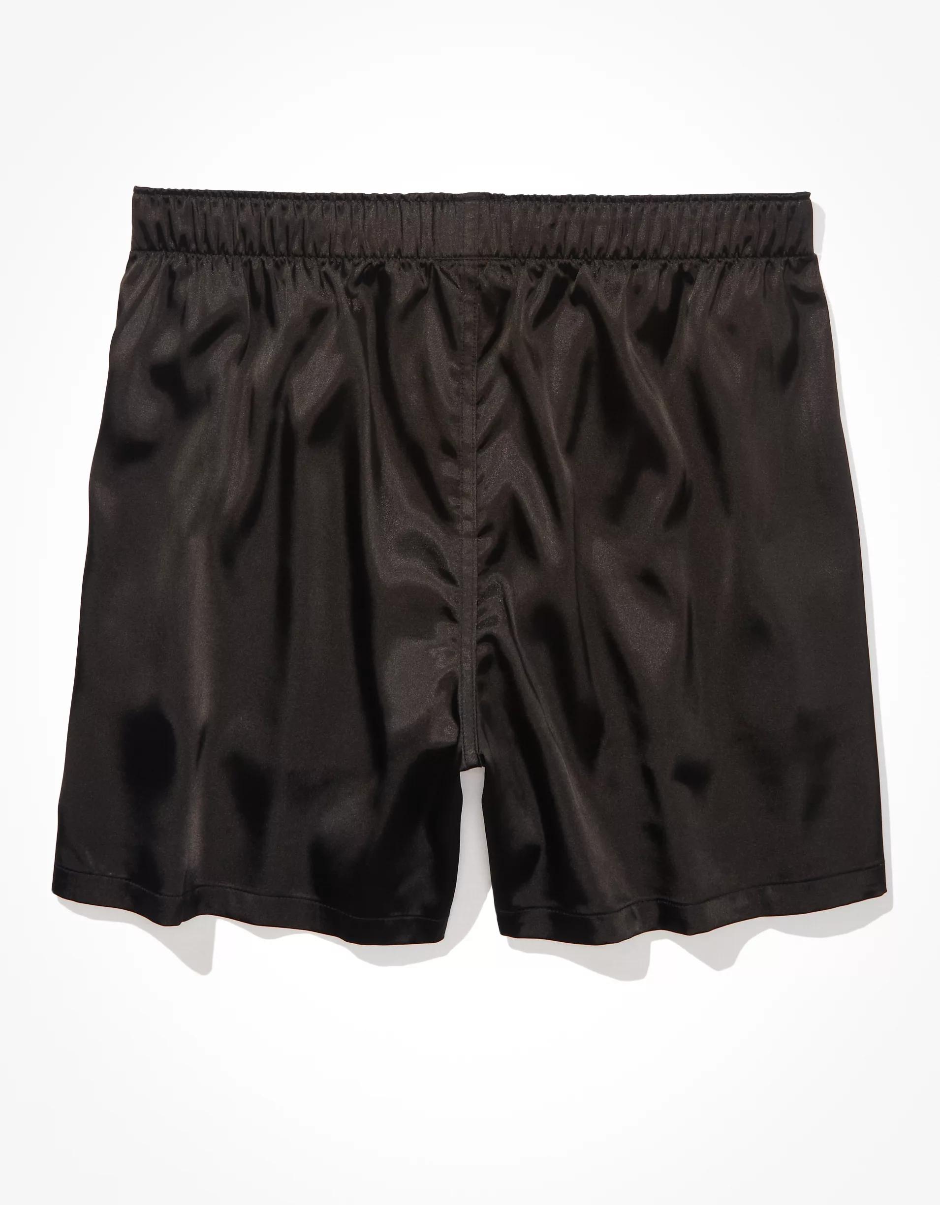 AEO Men's Solid Satin Pocket Boxer Short Product Image