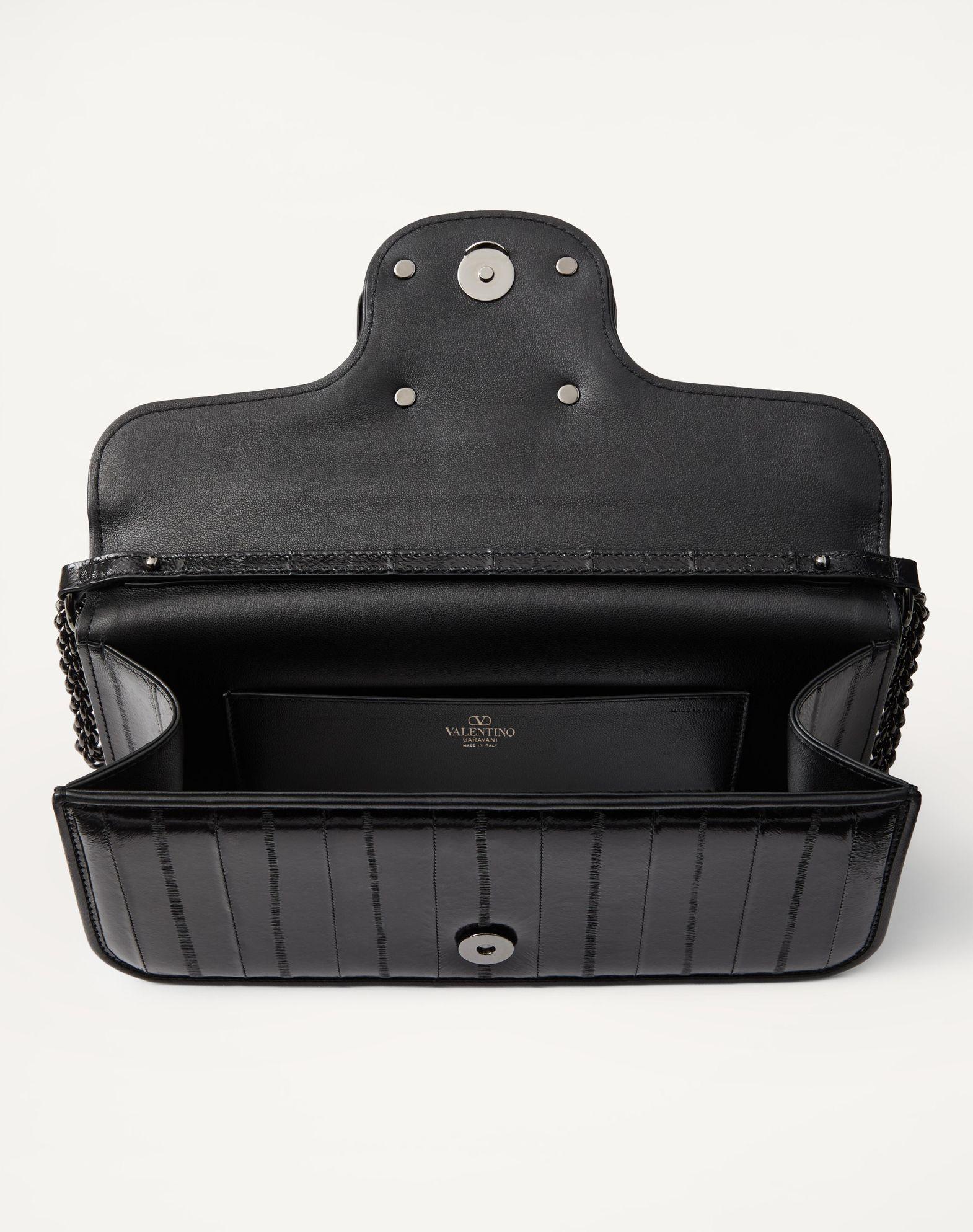 Valentino Garavani Locò Shoulder Bag In Eel Skin Product Image