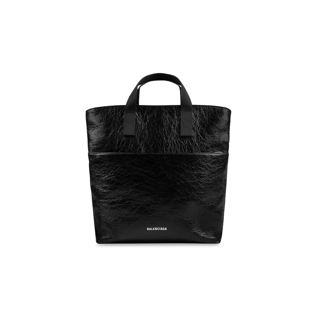 Men's Explorer Tote Bag With Strap in Black Product Image