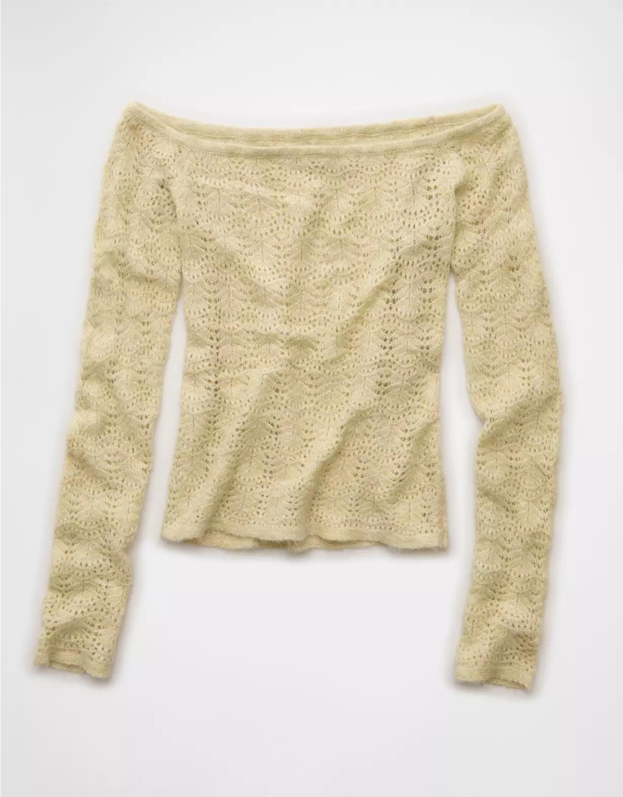 AE Off-The-Shoulder Sweater  Product Image