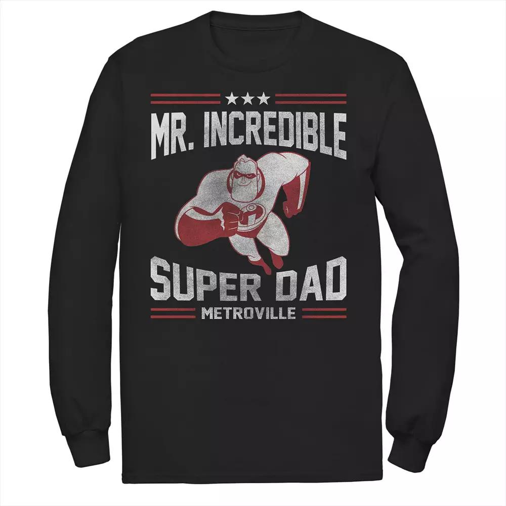 Disney / Pixar's The Incredibles Men's Super Dad Tee, Size: Small, Black Product Image
