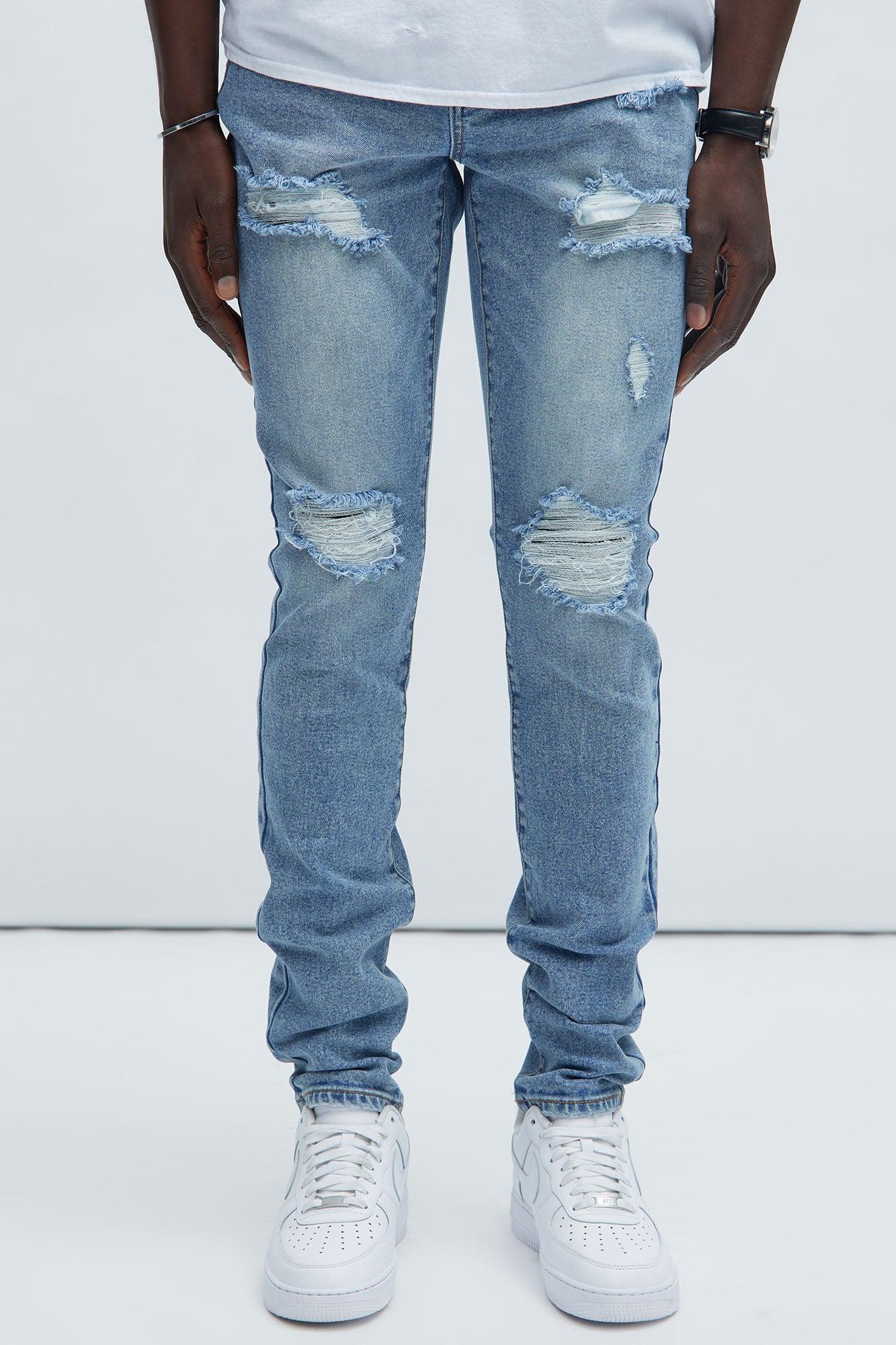 Ride Along Stacked Skinny Jeans - Medium Wash Product Image