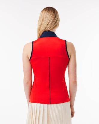 Women's Slim Fit Ultra Dry Sleeveless Tennis Polo Product Image