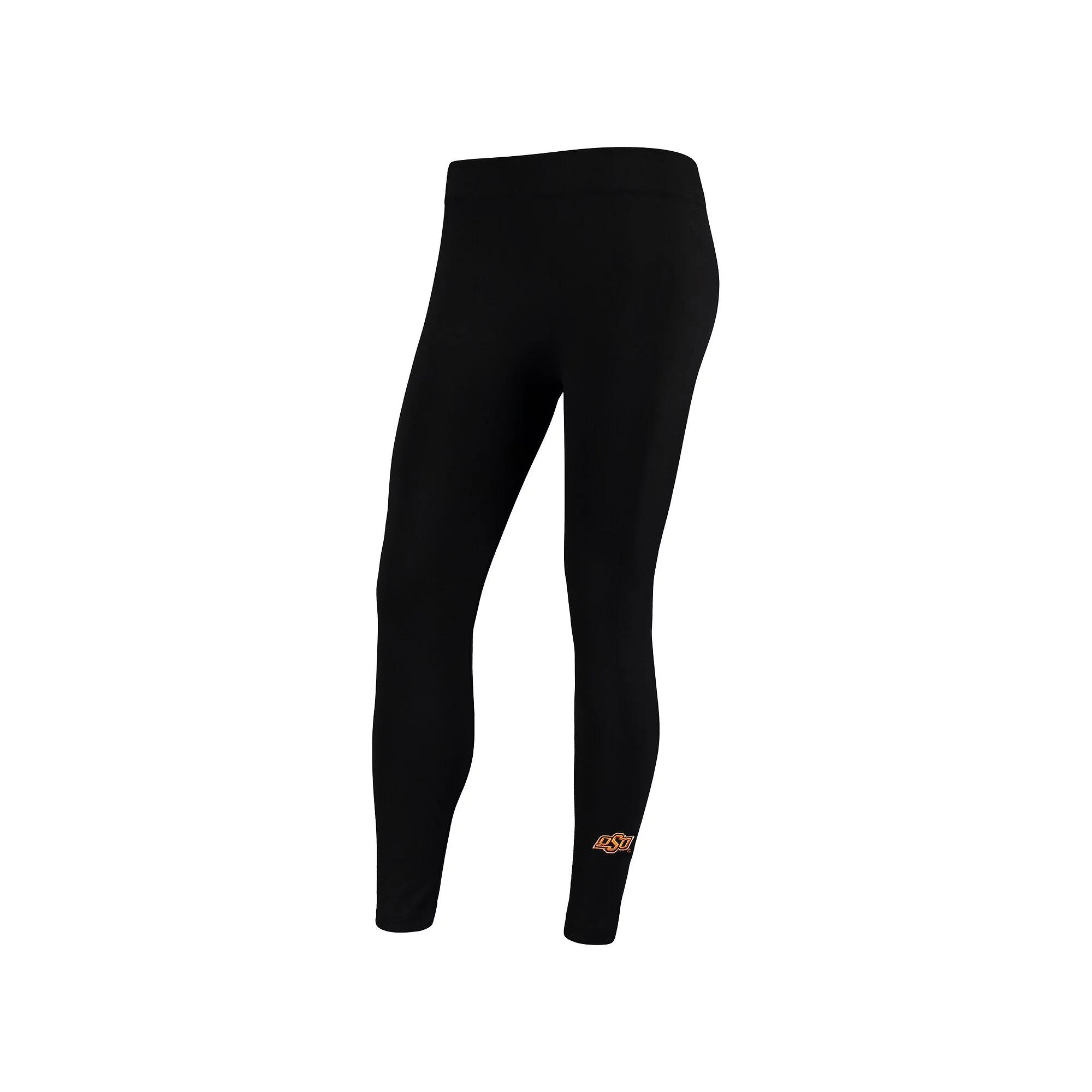 Women's ZooZatz Black Oklahoma State Cowboys Fleece Leggings,  Product Image