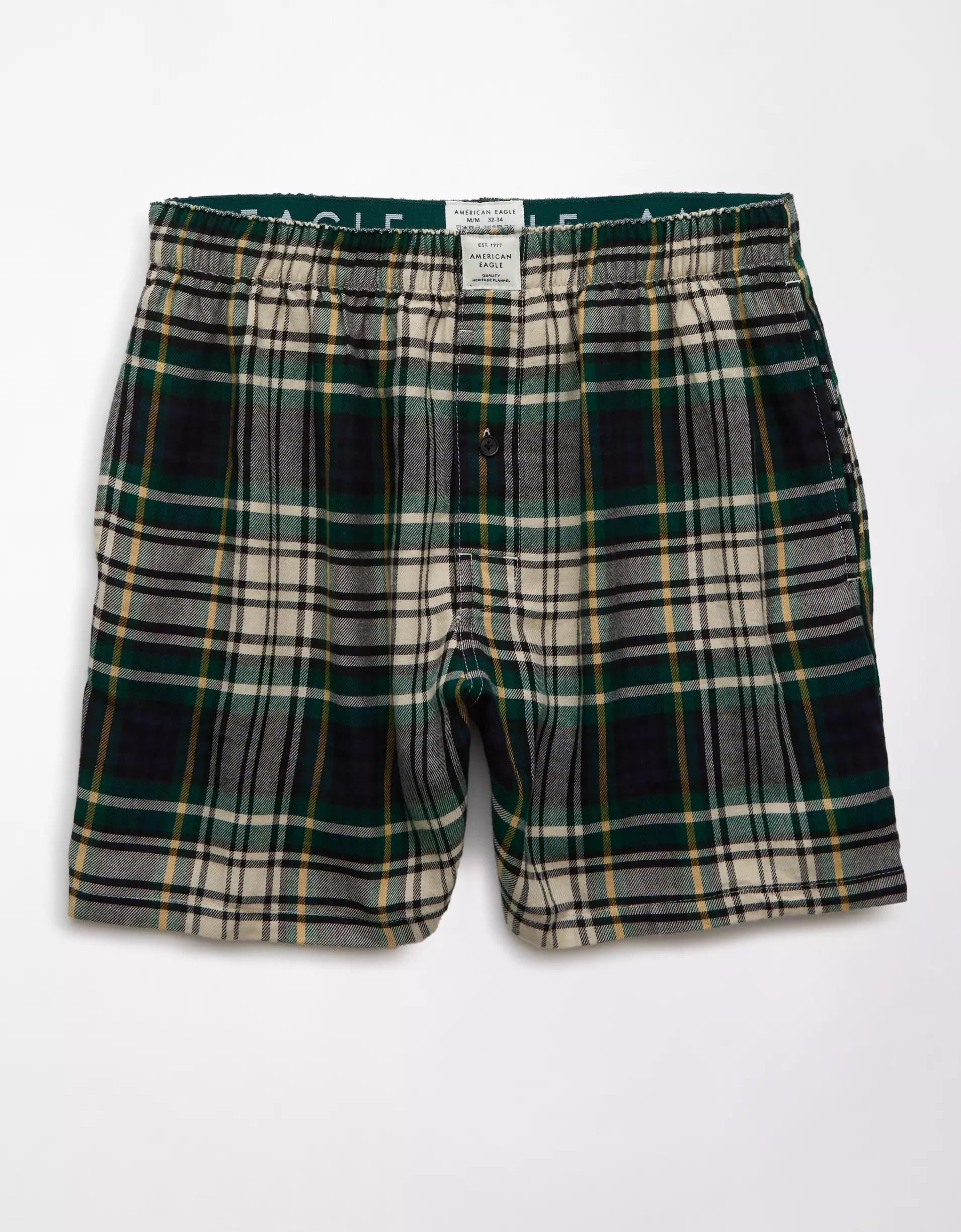 AEO Plaid Pocket Boxer Short Product Image