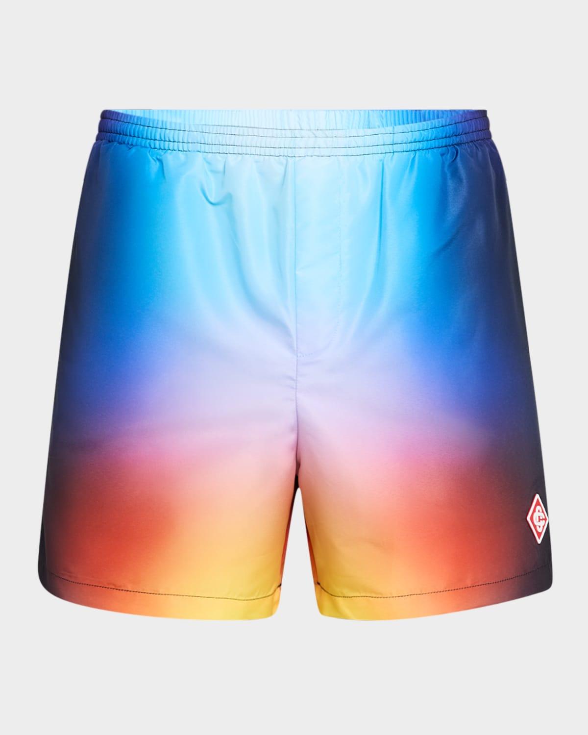 Mens Gradient-Print Swim Shorts Product Image