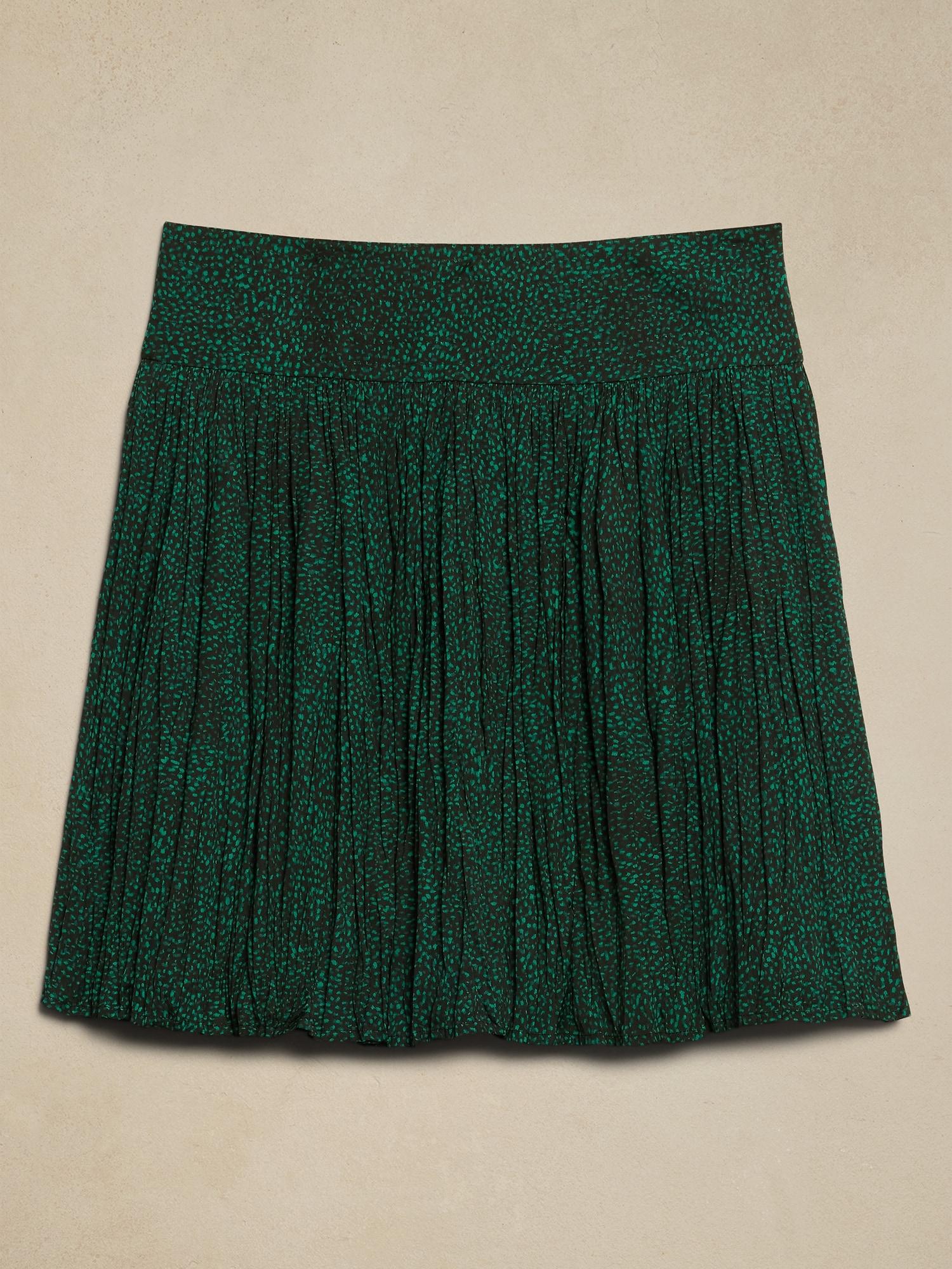 Pleated Mini Skirt Product Image