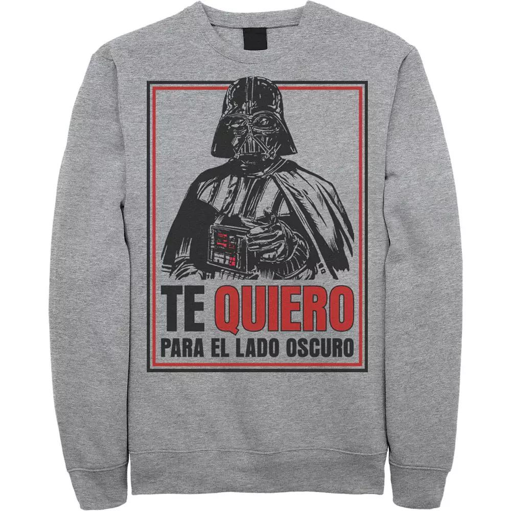 Men's Star Wars Te Quiero Para El Lado Oscuro Fleece Sweatshirt,  Product Image