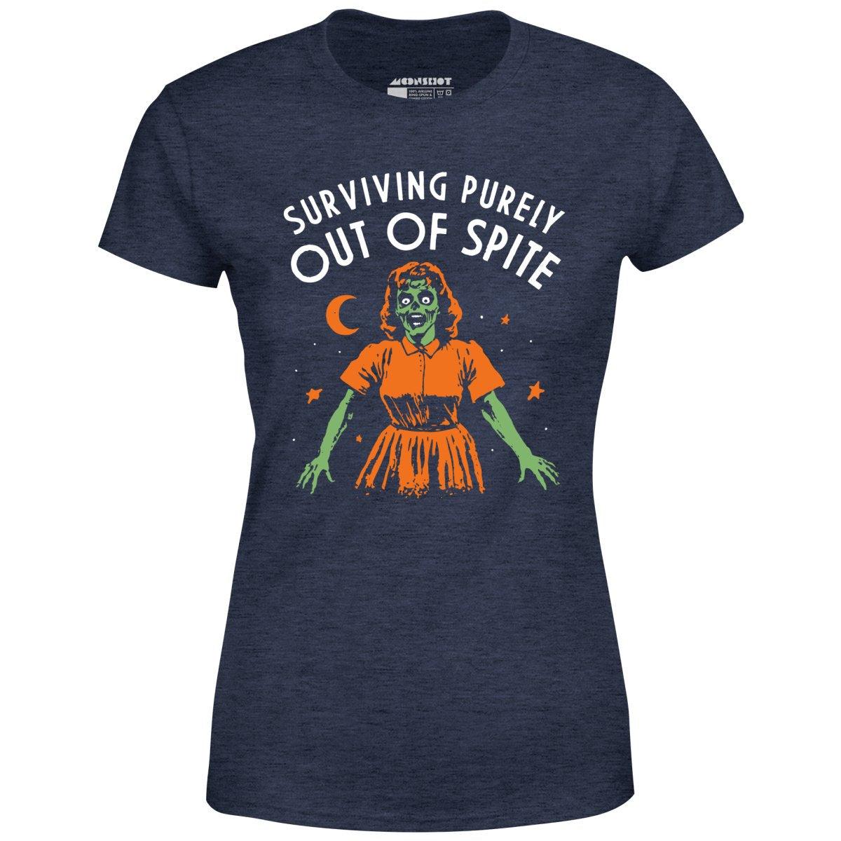 Surviving Purely Out of Spite - Women's T-Shirt Female Product Image