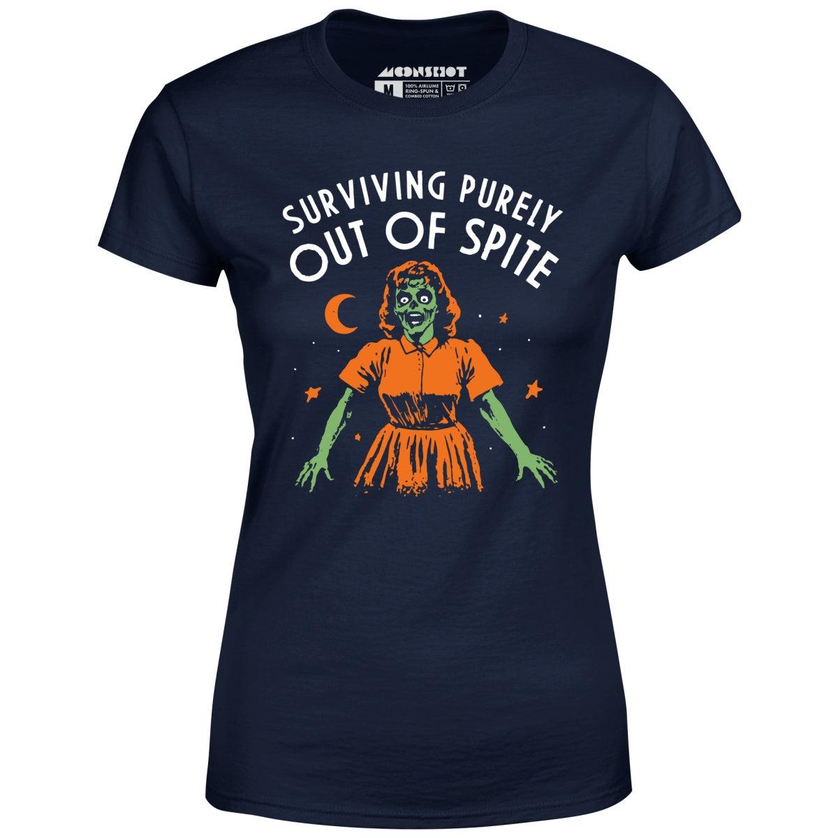 Surviving Purely Out of Spite - Women's T-Shirt Female Product Image