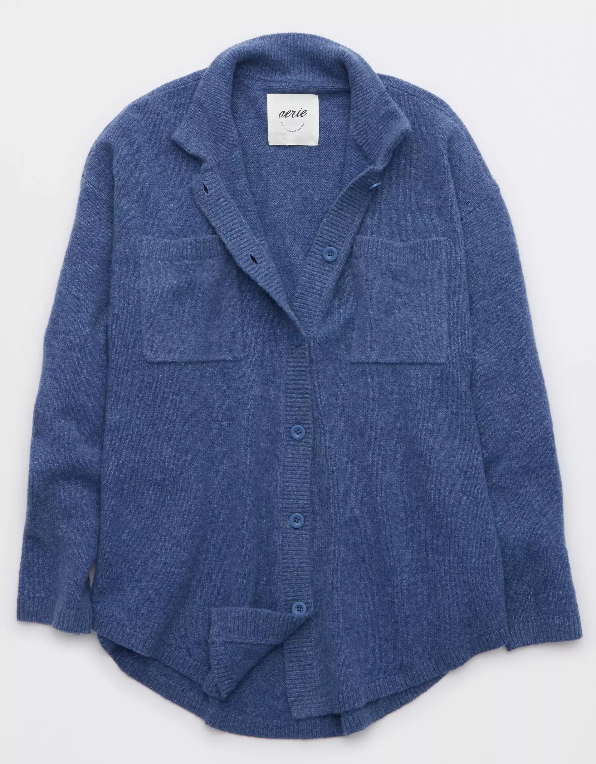 Aerie unREAL Button Down Cardigan Product Image
