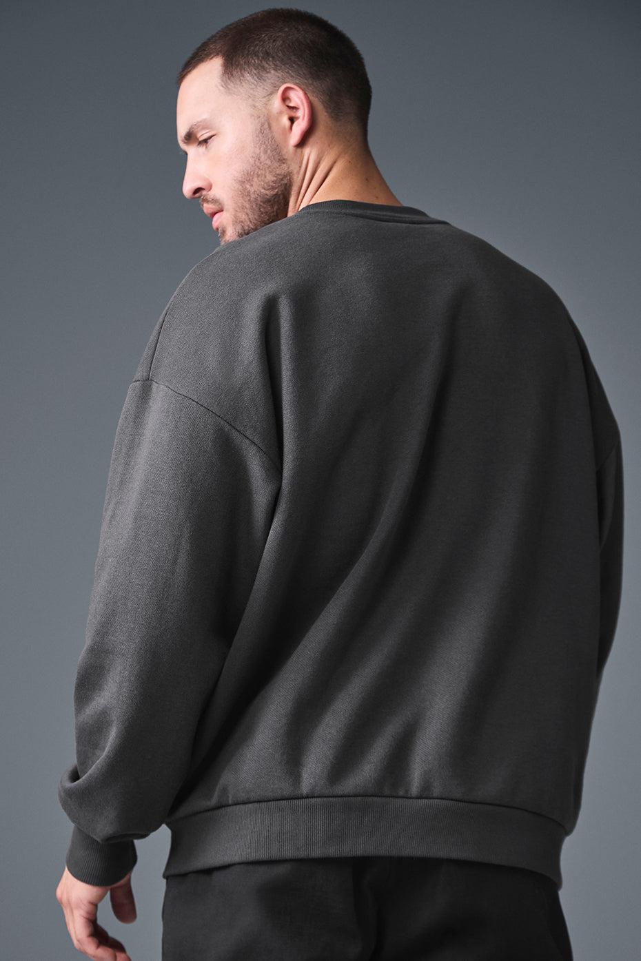 Accolade Crew Neck Pullover - Anthracite Product Image