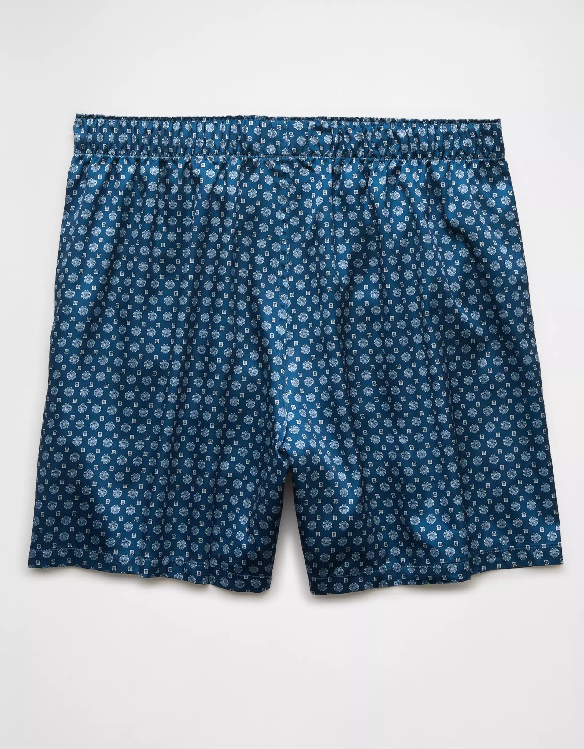 AEO Men's Printed Satin Pocket Boxer Short Product Image