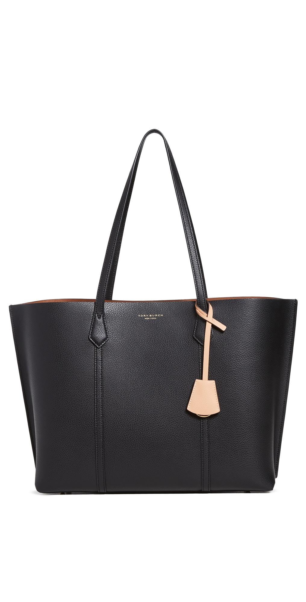 Tory Burch Perry Medium Leather Tote Product Image