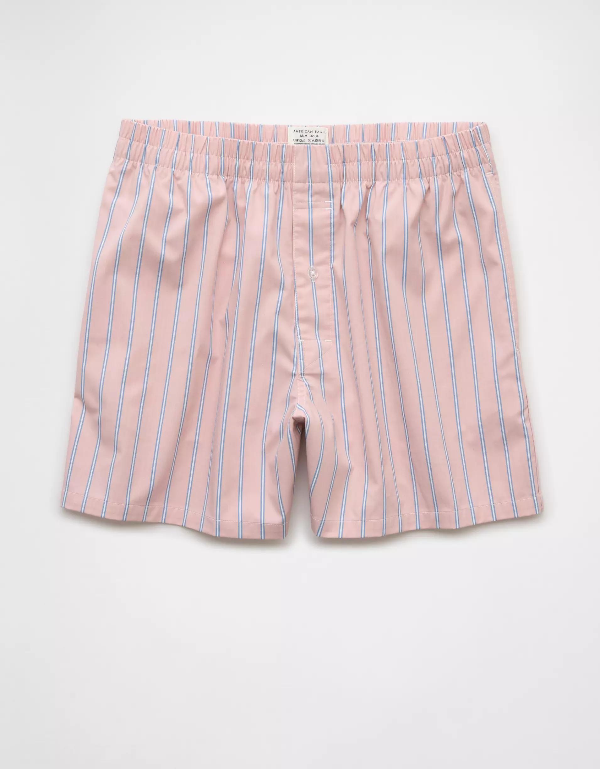 AEO Men's Striped Poplin Pocket Boxer Short Product Image