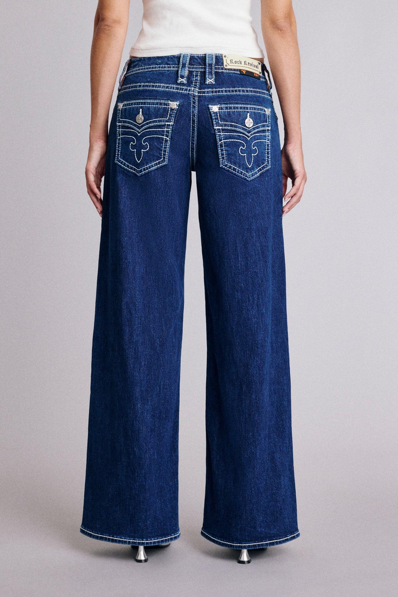 Lana Low-Rise Wide-Leg Jeans Female Product Image