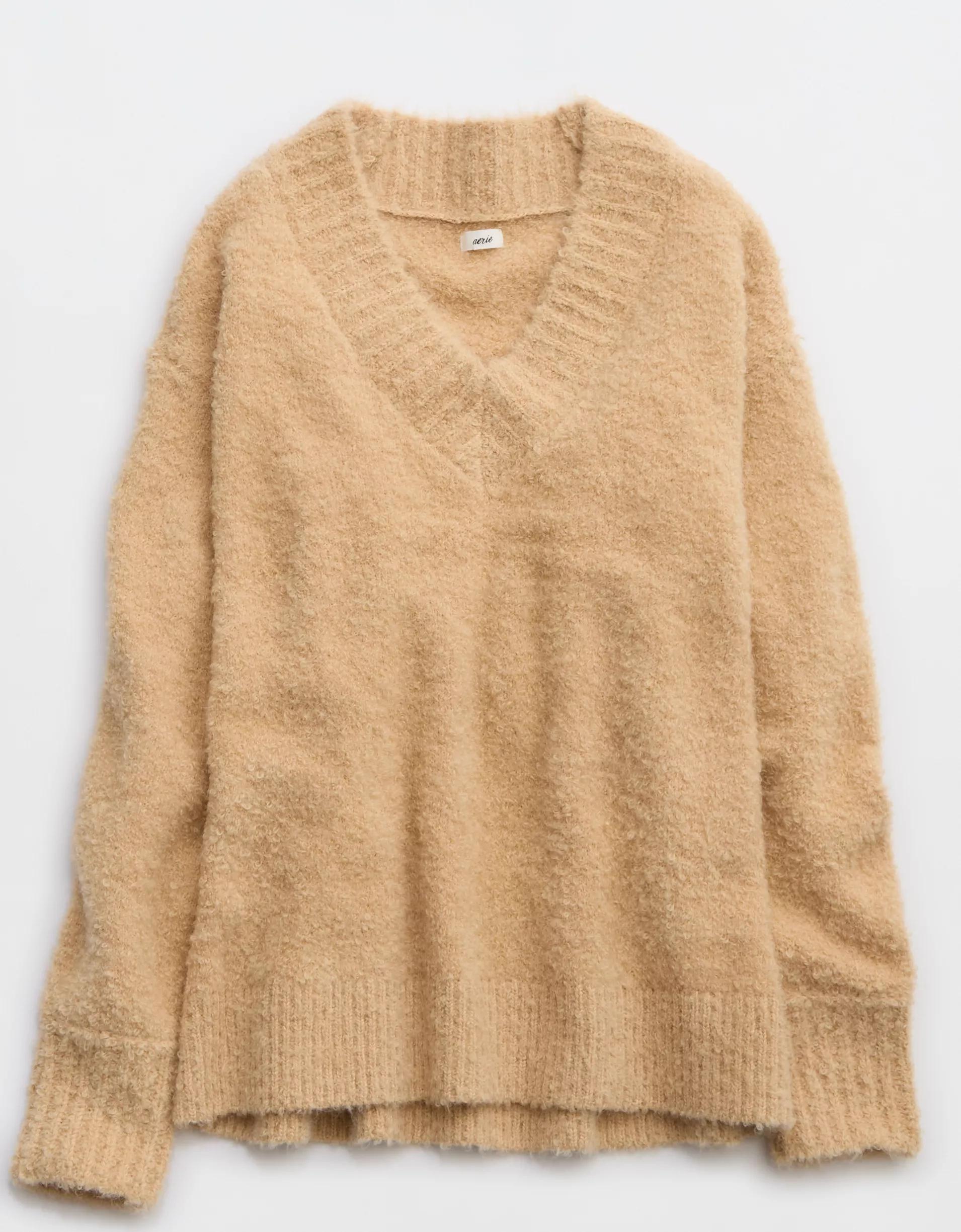 Aerie Teddy Boucle Sweater Product Image