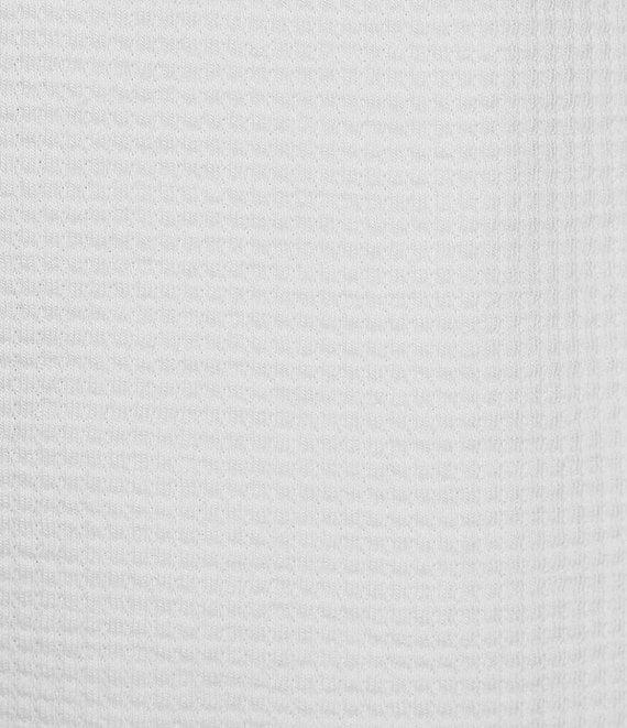 Eileen Fisher Plus Size Organic Cotton Blend Waffle Doubleknit Drawstring Wide Ankle Pants Product Image