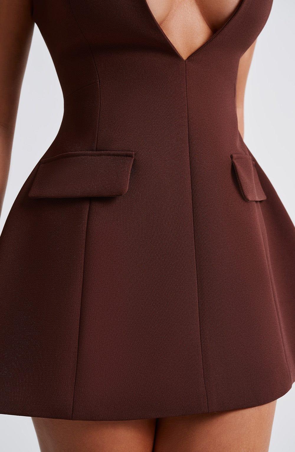 Suri Mini Dress - Brown Product Image