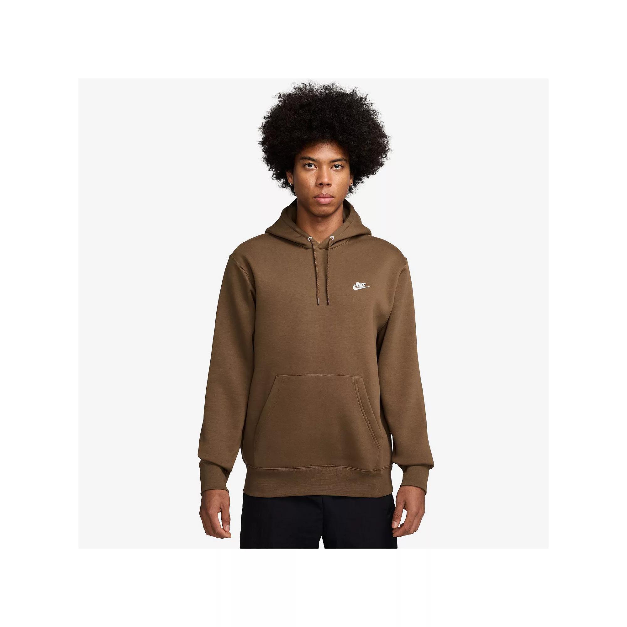 Big & Tall Nike Club Pull-Over Fleece Hoodie, Men's,  Product Image