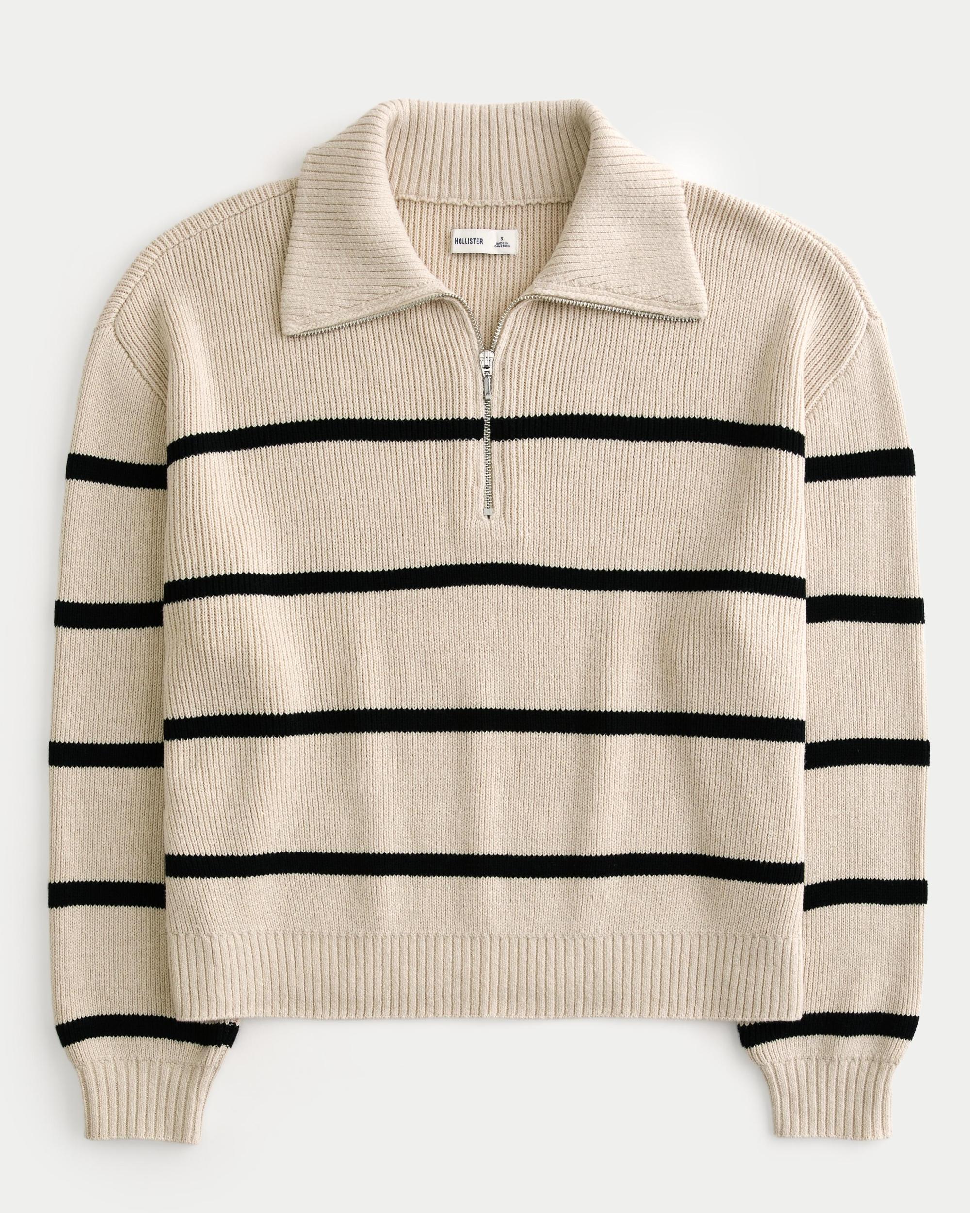 Oversized Half-Zip Sweater Product Image