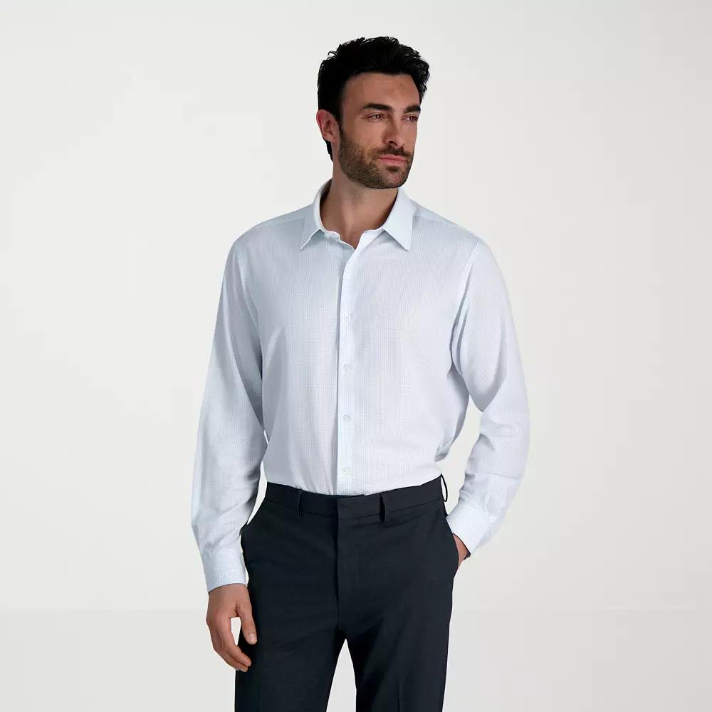 Men's Haggar® Smart Wash® Classic Fit Wrinkle Free Dress Shirt,  Product Image