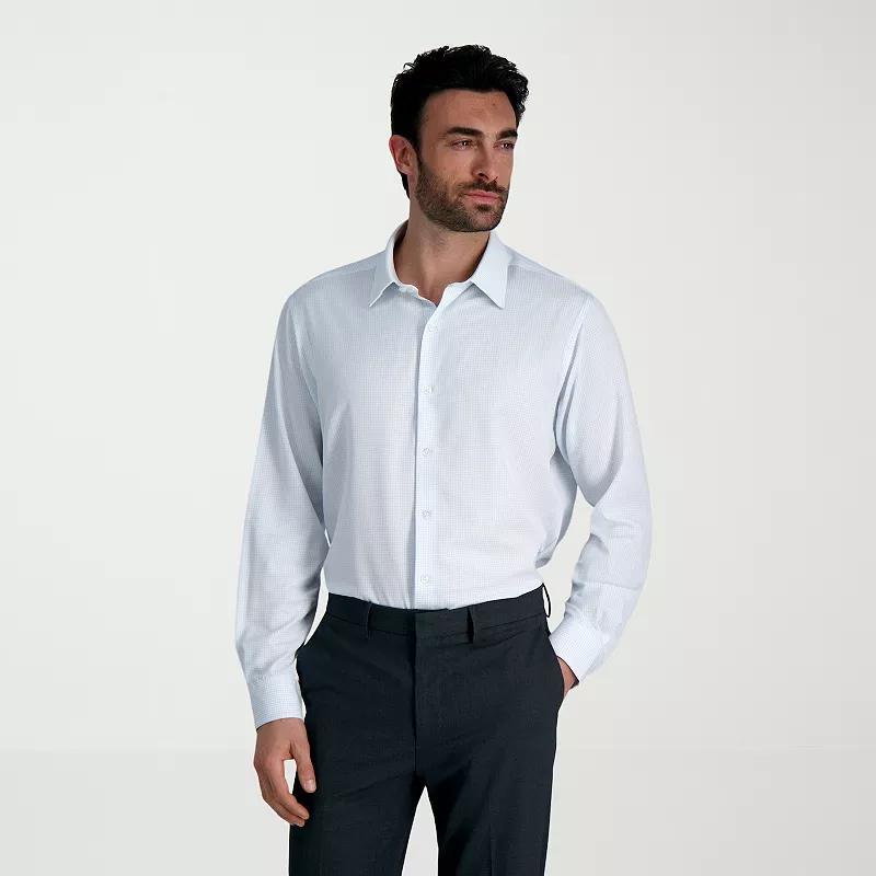 Men's Haggar® Smart Wash® Classic Fit Wrinkle Free Dress Shirt,  Product Image