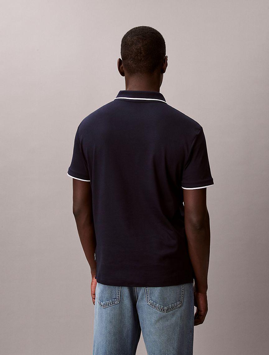 Liquid Touch Tipped Polo Shirt Product Image