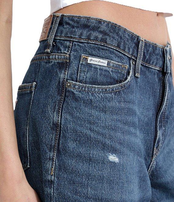 Guess Baggy Distressed Denim Shorts Product Image