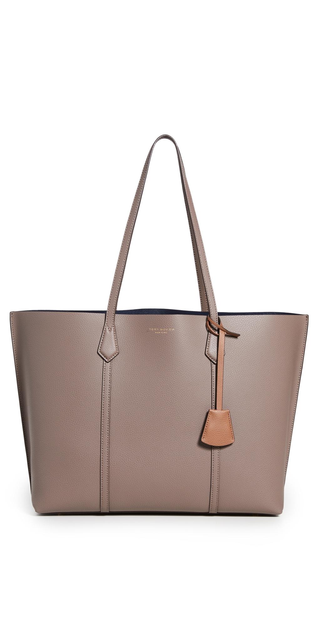 Tory Burch Perry Medium Leather Tote Product Image