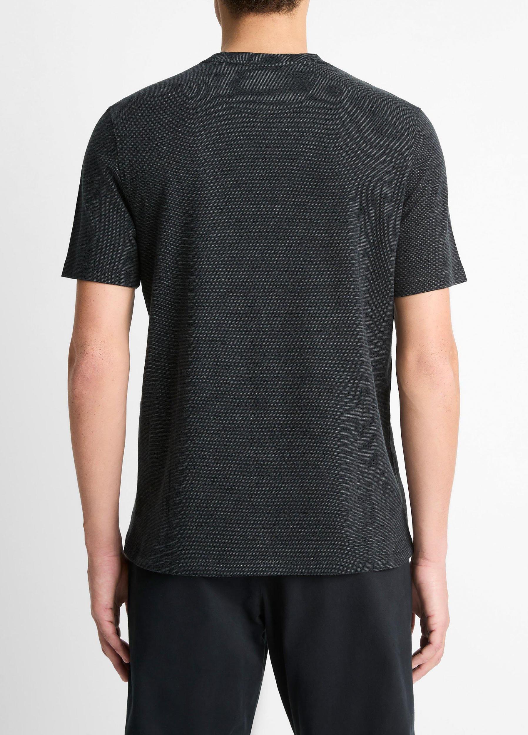Birdseye Jacquard Pima Cotton T-Shirt Product Image