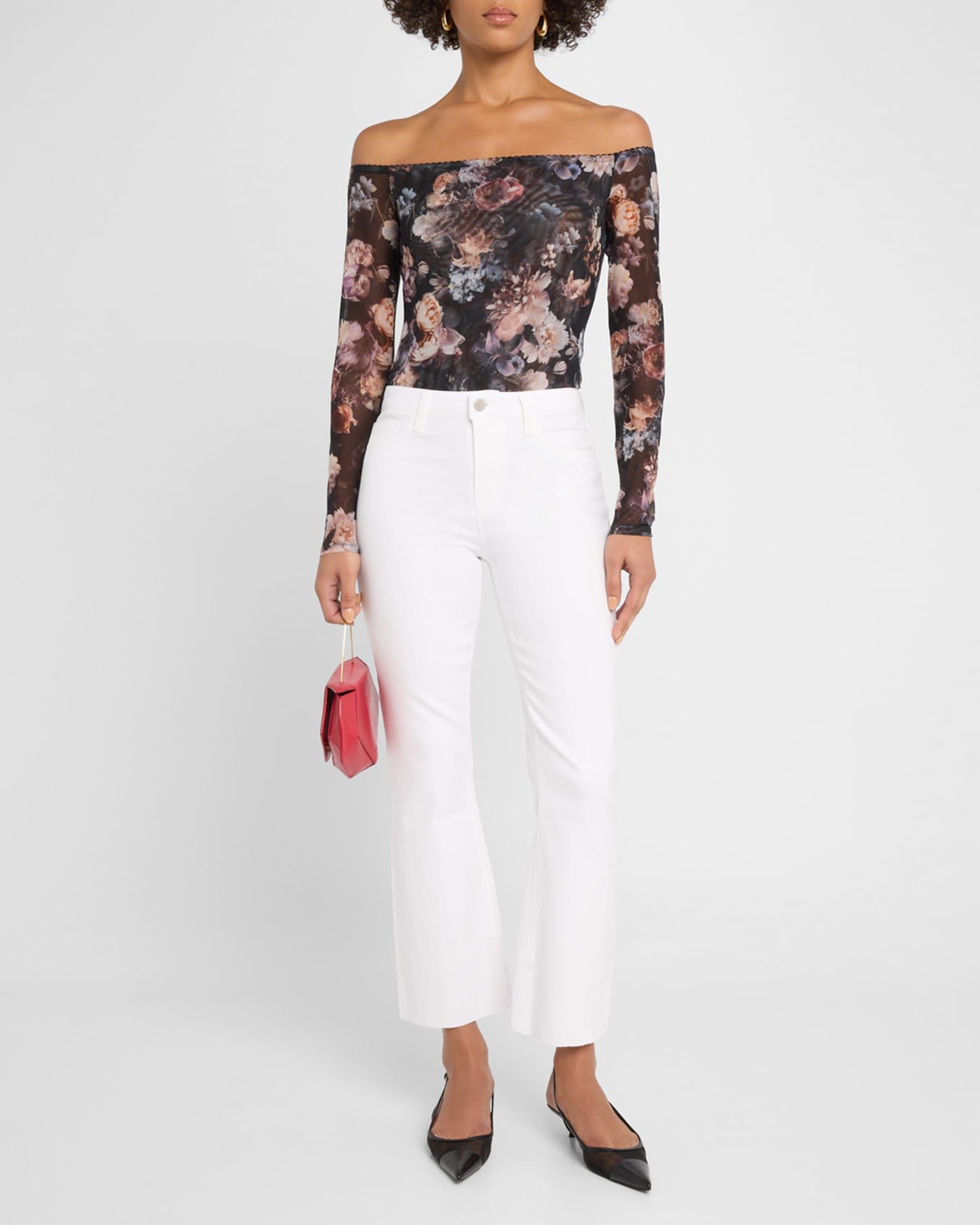 Peonie Off-Shoulder Mesh Bodysuit Product Image