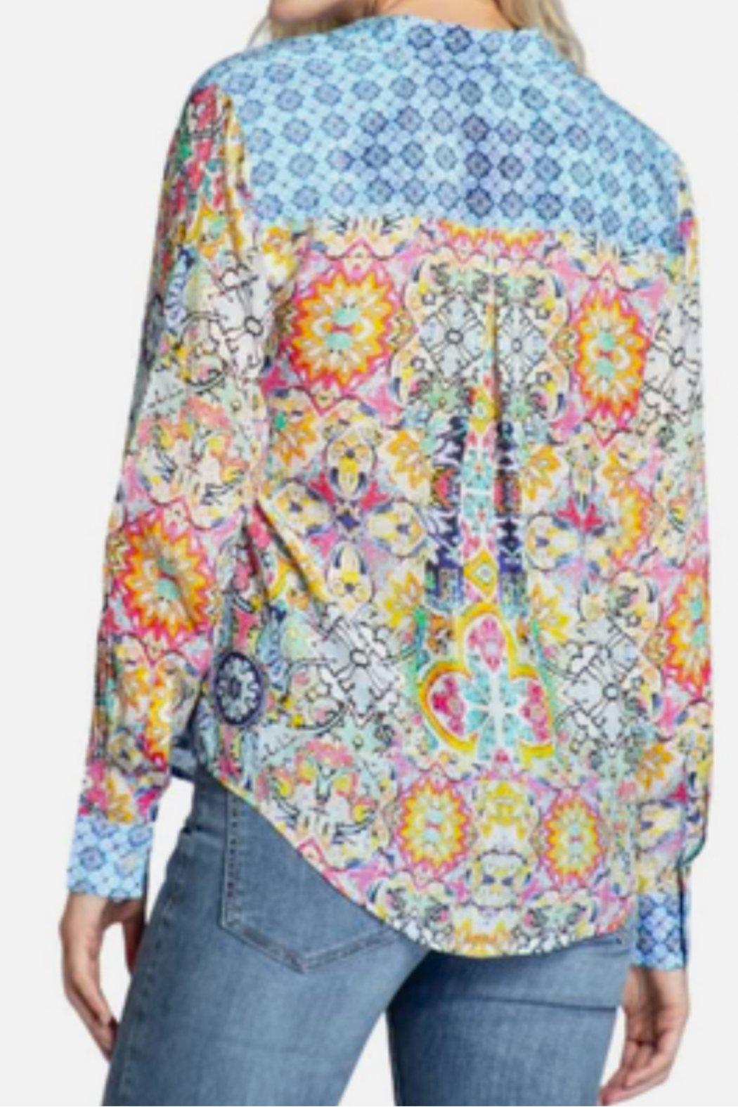 Multi pattern Button Up Product Image