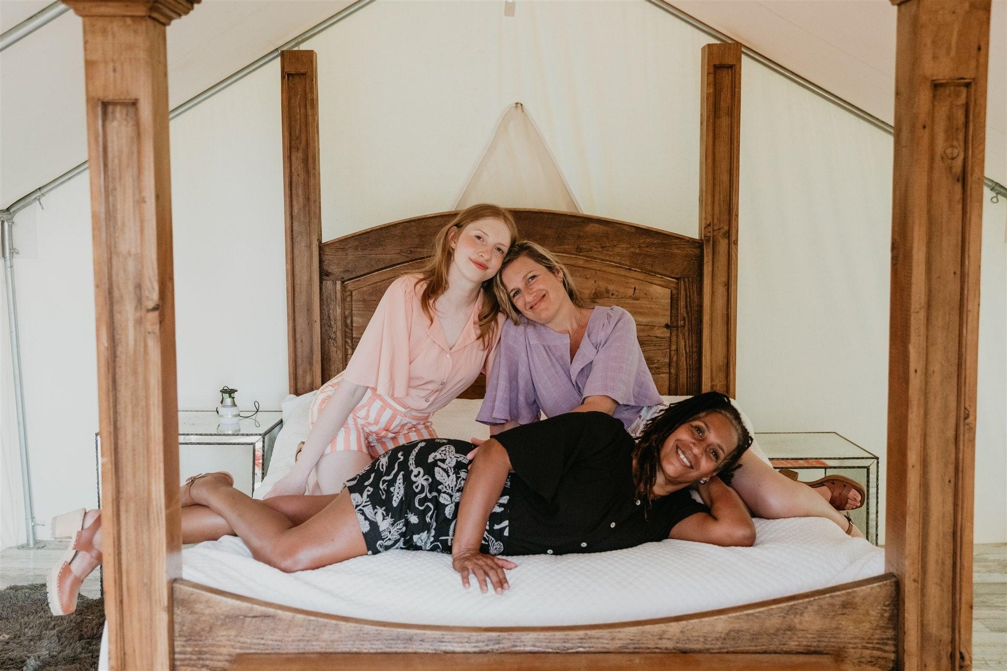 Flutter Top in Pink Blush Challis Product Image