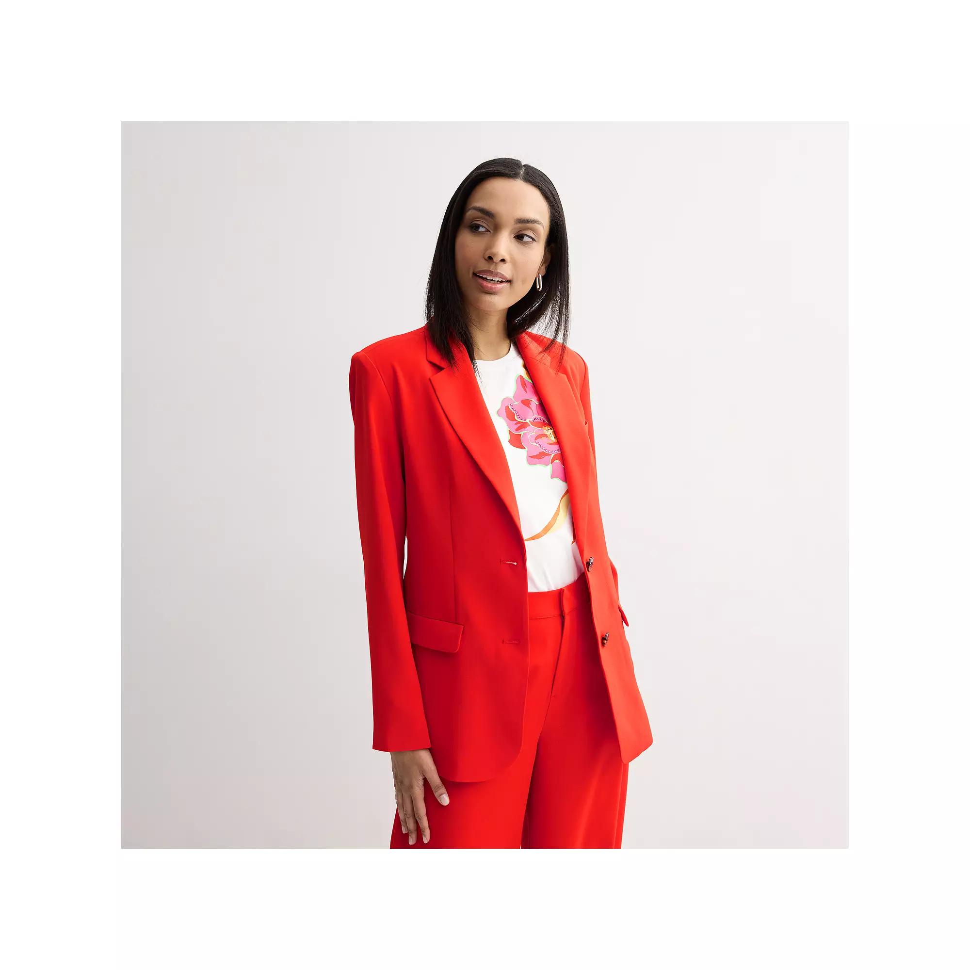 Women's INTEMPO™ Blazer, Size: XS, Red Product Image