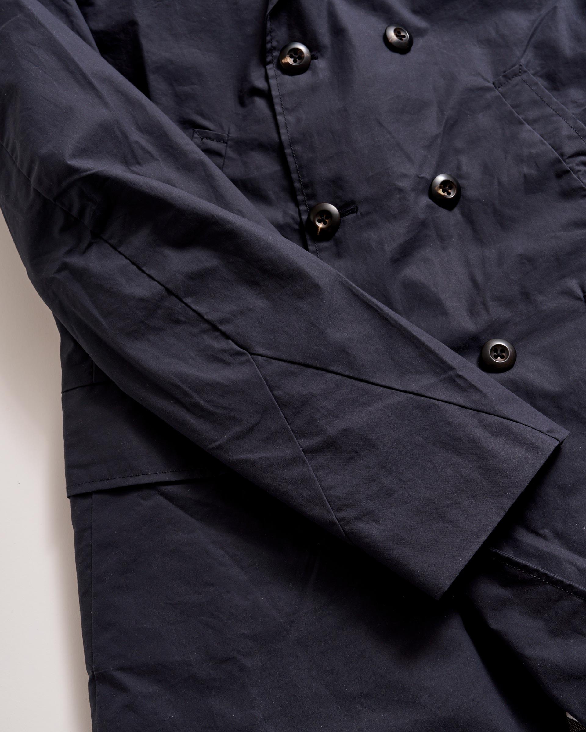 Waxed Bond Peacoat -  Product Image