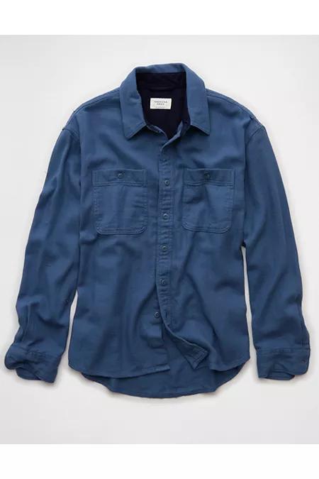 AE Textured Flannel Shirt Men's Product Image