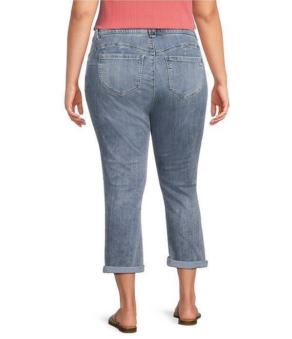 Democracy Plus Size #double;Ab#double;solution® Ankle Skimmer Jeans Product Image