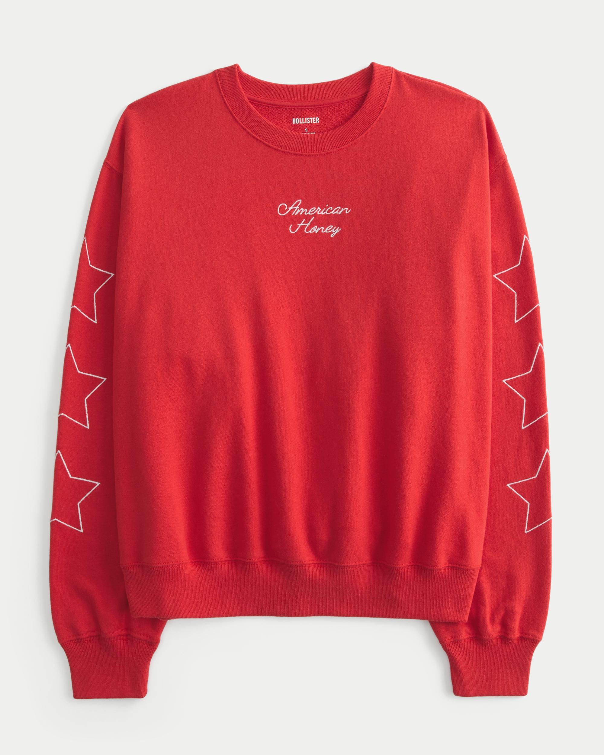 Easy American Honey Graphic Crew Sweatshirt Product Image