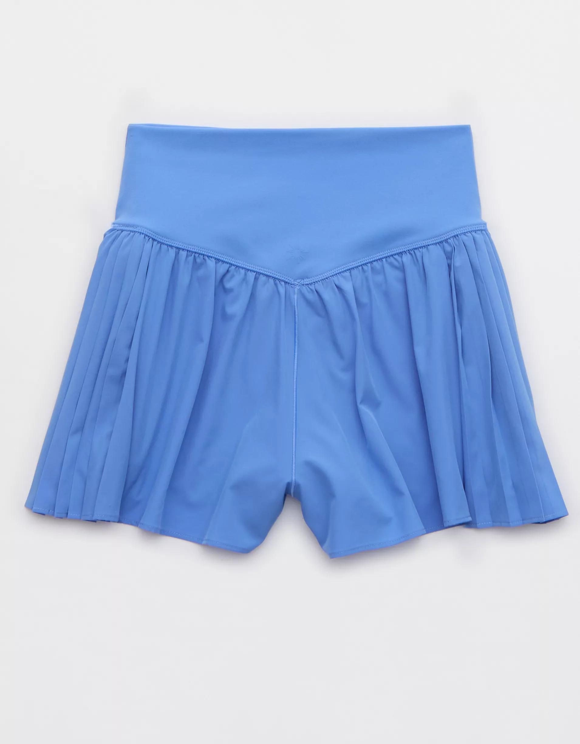 OFFLINE By Aerie Real Me Pleated Flowy Short Product Image
