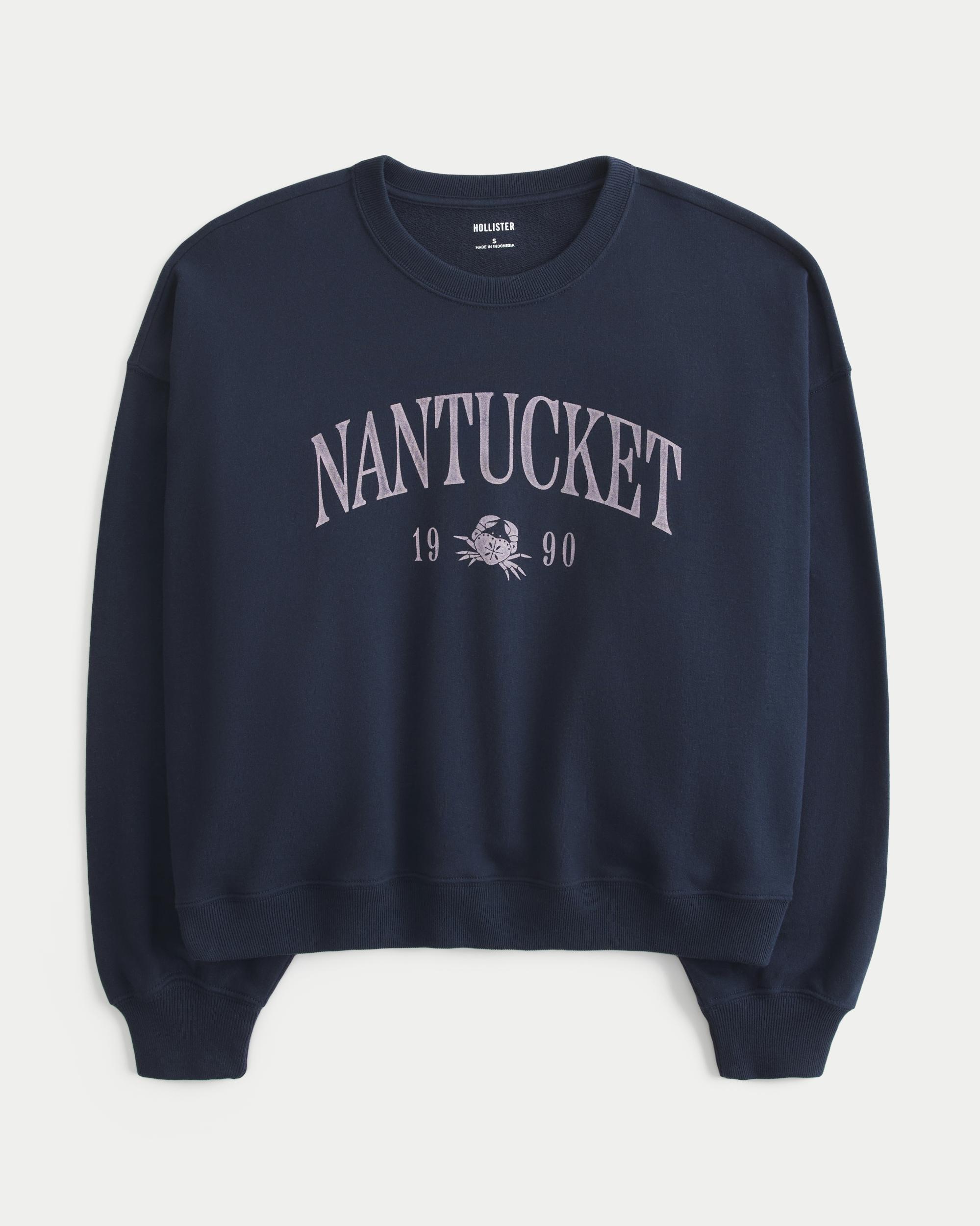 Easy Montauk New York Graphic Crew Sweatshirt Product Image