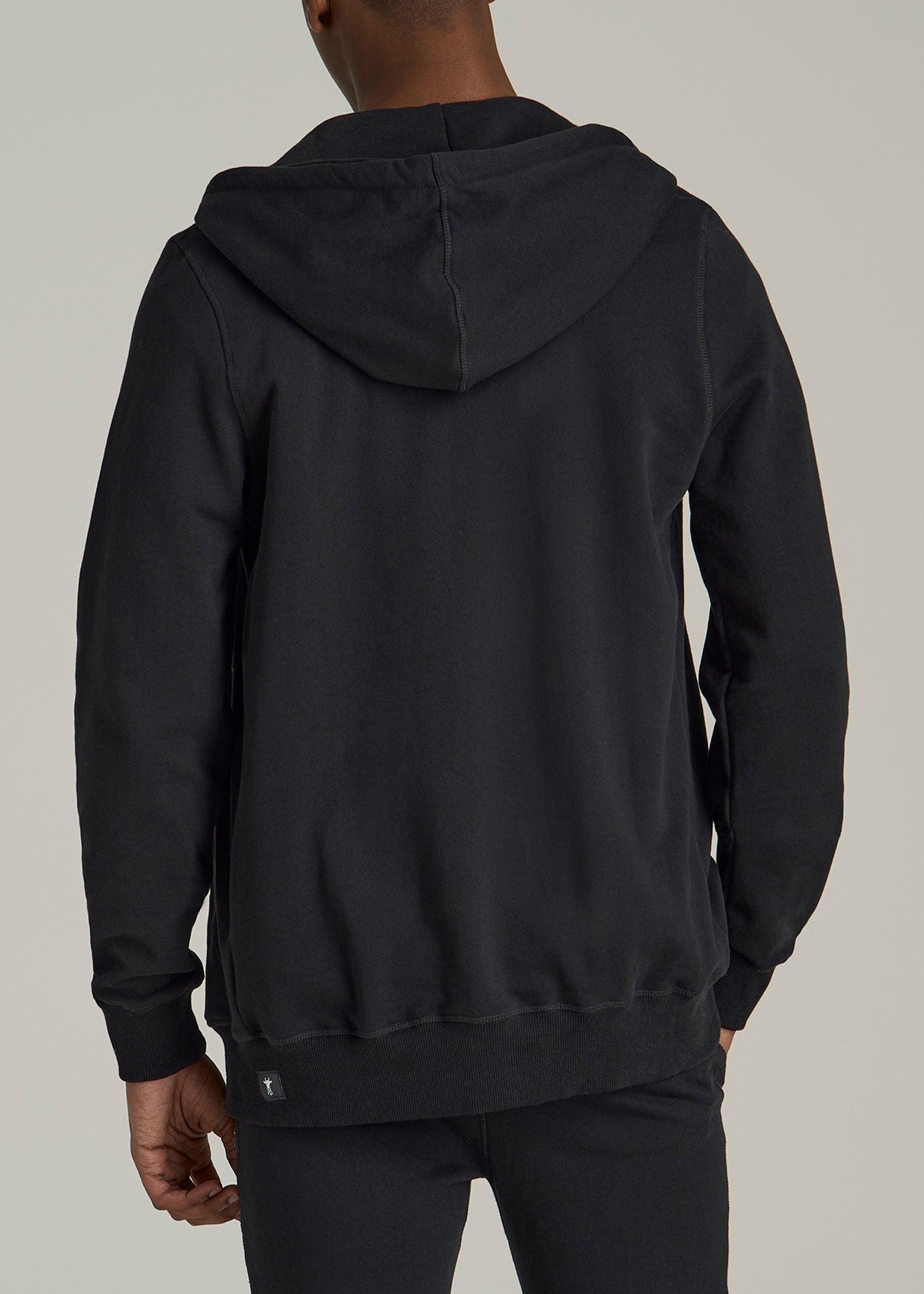 Wearever 2.0 French Terry Full-Zip Hoodie for Tall Men in Black Male Product Image