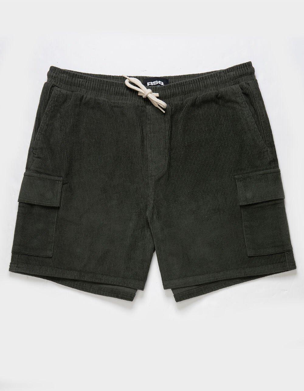 RSQ Mens Cord Cargo Pull On Shorts - SURPLUS Product Image