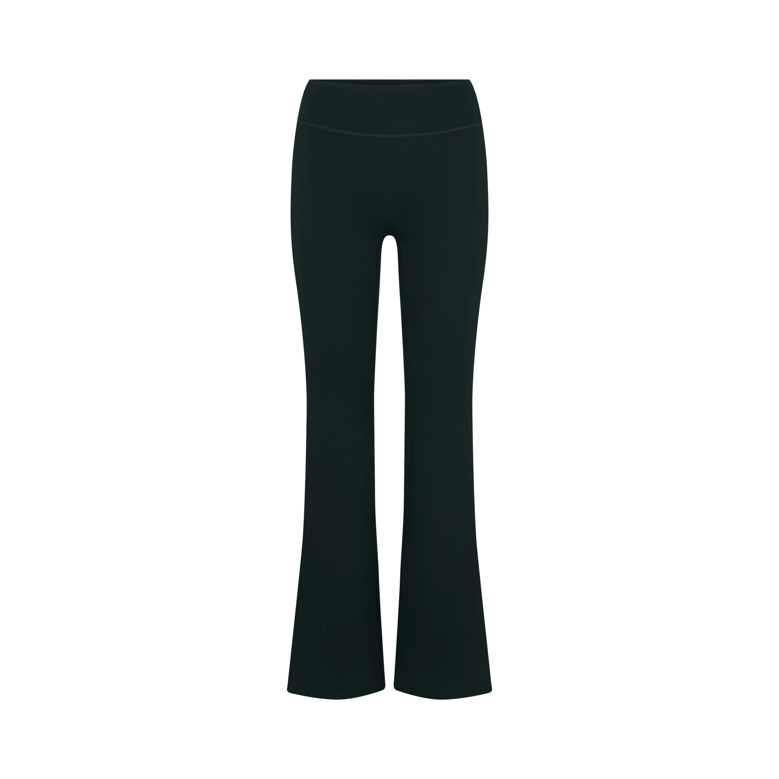 Nike Womens SKIMS Matte High-Waisted Slim Flared Leggings | BOLEG7138W-DKT Product Image