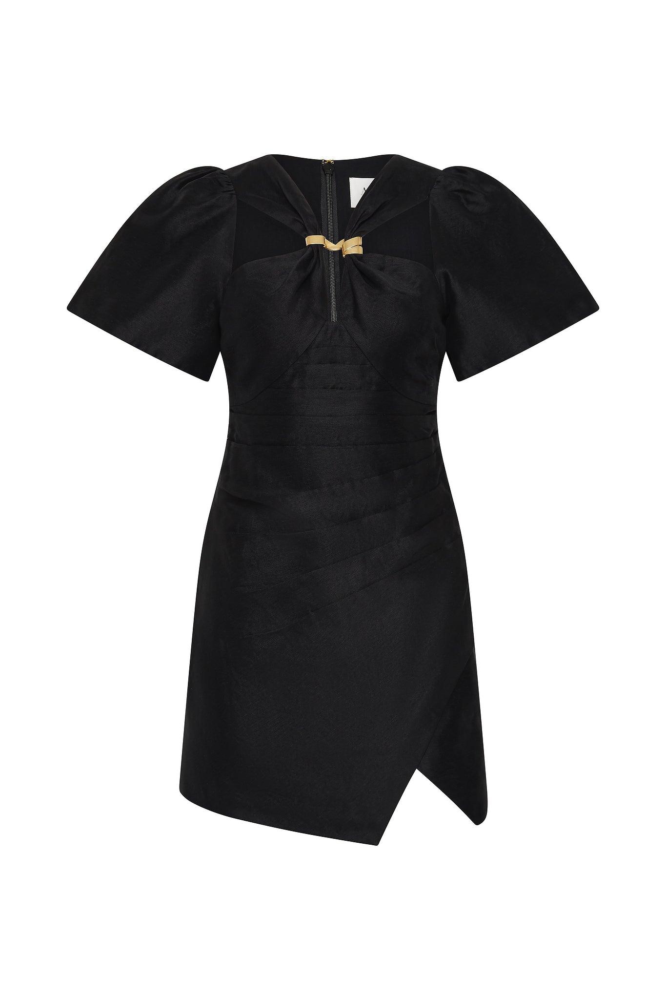 Presence Twisted Mini Dress Product Image