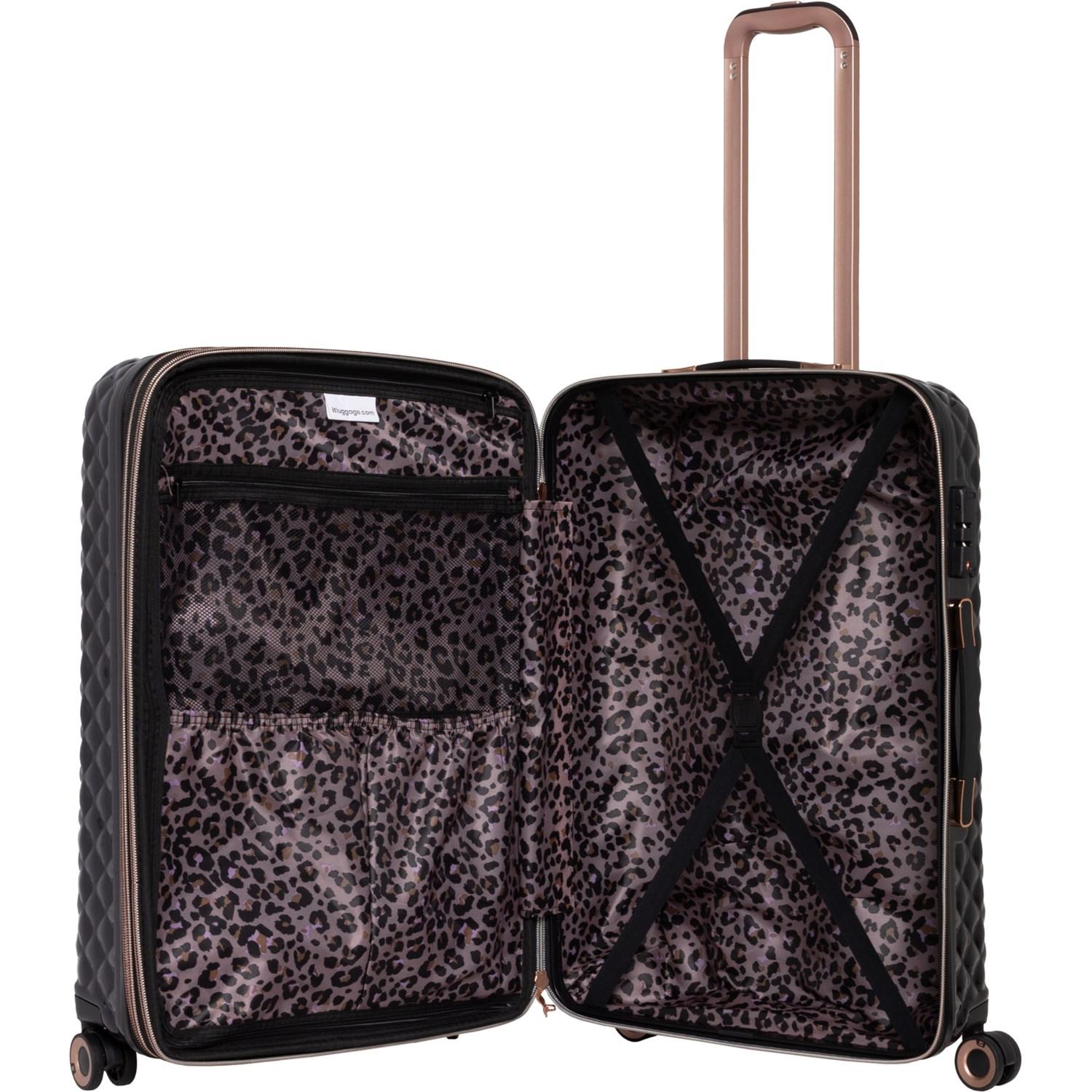 IT Luggage 27" Glitzy Spinner Suitcase - Hardside, Expandable, Black Product Image
